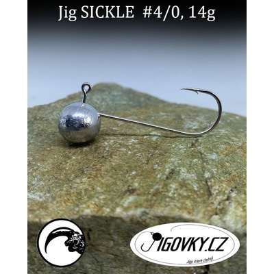 Jigovky.cz Jigové hlavičky Sickle vel.4 14g 5 ks
