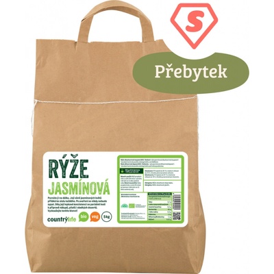 Country Life Bio Jasmínová rýže 5 kg