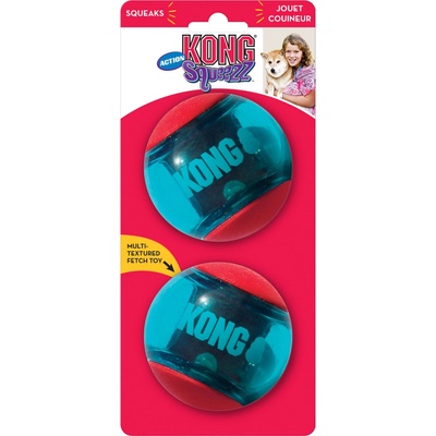 Kong Dog Squeezz Action Lopta s pískatkom L 2 ks