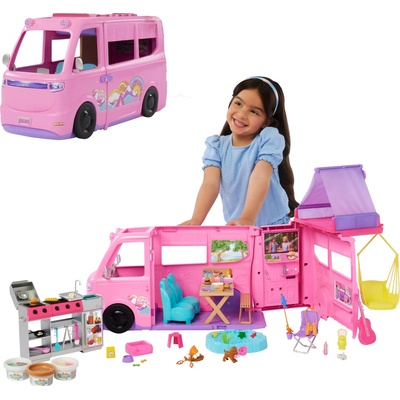 Mattel Barbie Karavan snů se stanem HRJ78