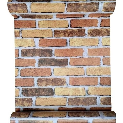 IMPOL TRADE T30 Samolepiace tapety Samolepiace tapety tehla klasik hnedo-červená 45 cm x 10 m
