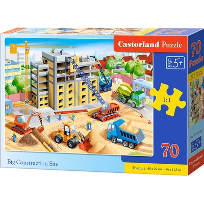 Castorland premium Velké staveniště 70 dílků