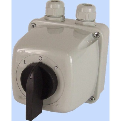 Elektromet Vačkový spínač L-0-P 3P 25A v krytu IP65 Arc 25-43 922530