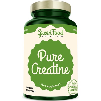 Greenfood Nutrition Pure Creatine Creapure 120 kapslí