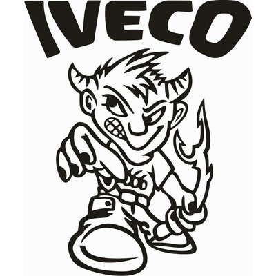 samolepka IVECO 207, Vonkajšie, 17 x 25 cm - 1 ks