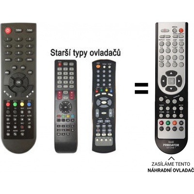 Dálkový ovladač Predátor Mascom MC2000HDCI-MKII-USB PVR – Hledejceny.cz