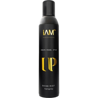 iAM4u Shine Mist Hairspray 300 ml – profesionálny lesk a jemné zafixovanie pre lesklé, hladké a elegantné vlasy
