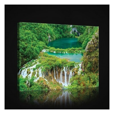 Obraz na plátne obdĺžník - OB0986 - Vodopád 80cm x 60cm - O6