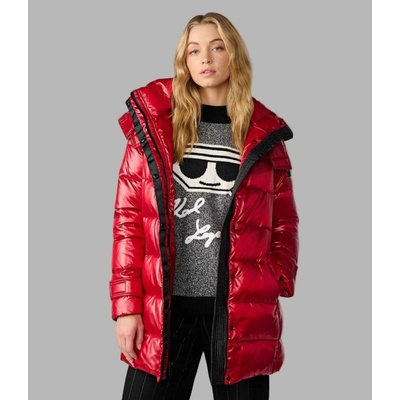 Karl Lagerfeld Paris Belted červená
