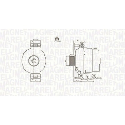 generátor MAGNETI MARELLI 063731636010