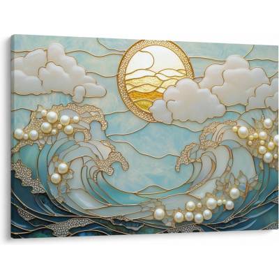 Obraz - 3D perly v oceáne, jednodielne 100x70 cm
