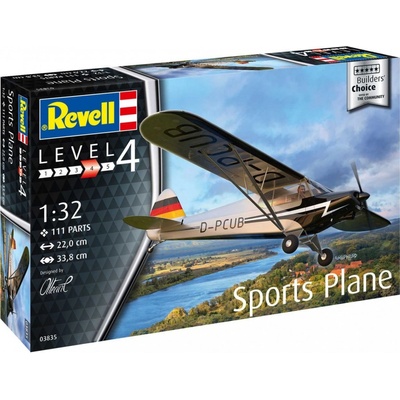 Revell Plastový model lietadlo 03835 Builders Choice Sports Plane 1:32