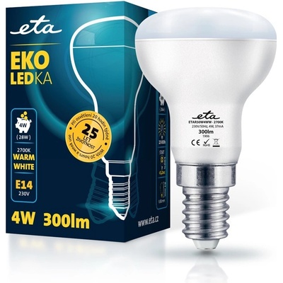 ETA ACC žárovka LED ETA EKO LEDka reflektor 4W, E14, teplá bílá – Hledejceny.cz