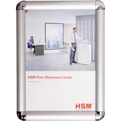 HSM Kliprám s kulatými rohy 25 mm A5 14,85 x 21 cm – Hledejceny.cz