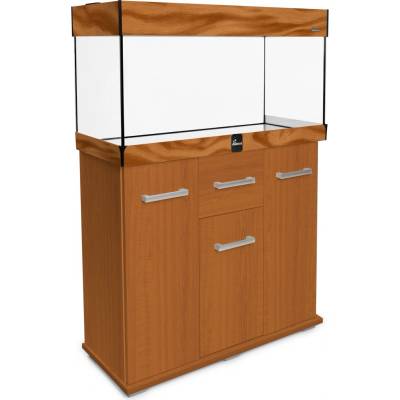 Diversa Solid LED akvarijní set rovný višeň 98 l