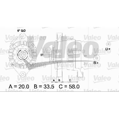 Generátor VALEO 437207