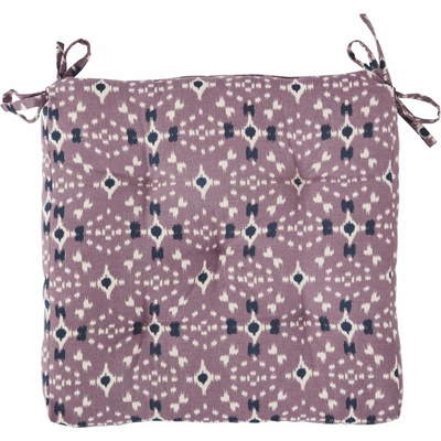 MADAM STOLTZ Prešívaný podsedák Dusty Lilac/White/Blue