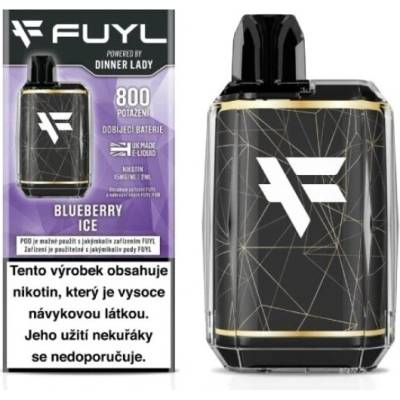 Dinner Lady FUYL POD Starter Kit 500mAh Blueberry Ice 15 mg