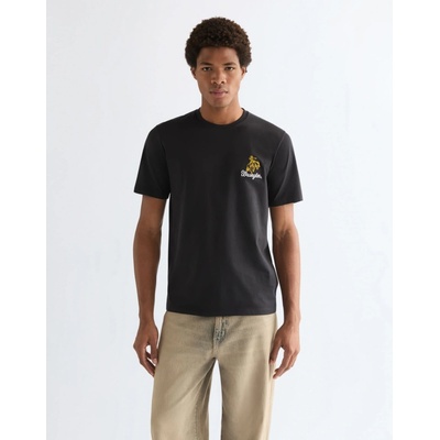 Wrangler EMBROIDERY TEE BLACK