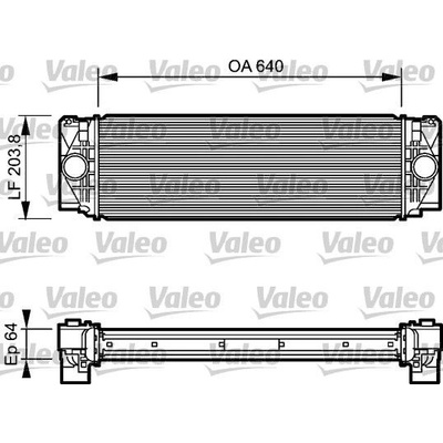 VALEO 818732 Chladič turba (818732)