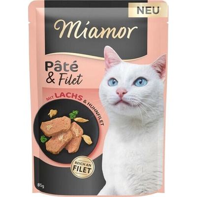 Miamor Pate and Filet Maškrta s kúskami lososa 85 g