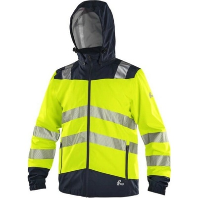 CXS Halifax Shell bunda žluto-fluor/modrá