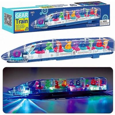 iMex Toys Jazdiaci interaktívny vláčik so svetlami a zvukmi