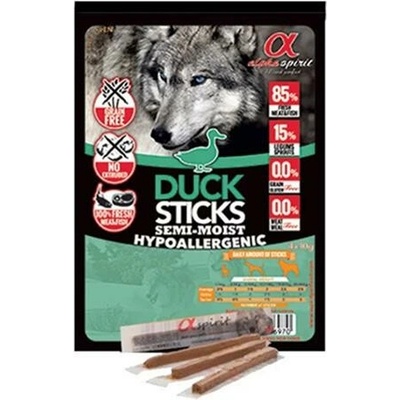 Alphaspirit Pamlsek dog Paličky kačacie 4x 10 g