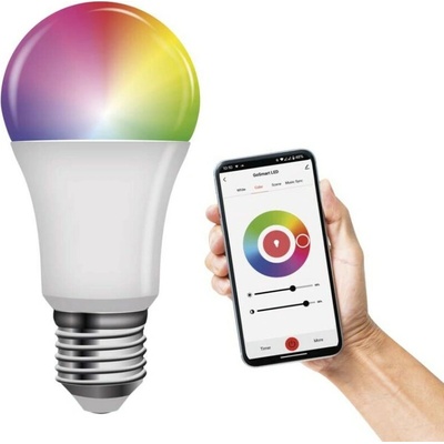 Emos Chytrá LED žárovka GoSmart A60 E27 9 W 60 W 806 lm RGB stmívatelná Zigbee