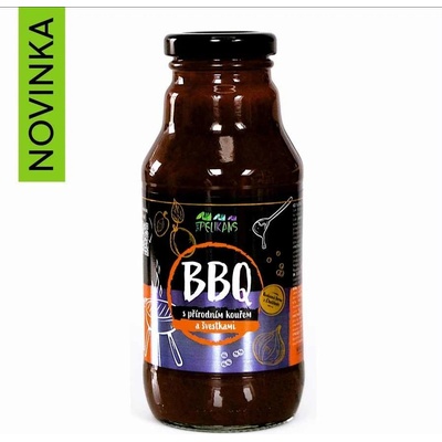 The Pelikans BBQ omáčka se švestkami a přírodním tekutým kouřem 360 g