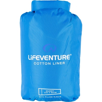 Lifeventure Cotton Sleeping Bag Liner mummy modrá – Hledejceny.cz