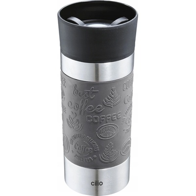 Cilio Viaggio Termohrnek 360 ml šedá