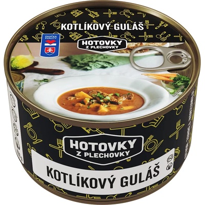 Hotovky z plechovky Kotlíkový guláš 400 ml