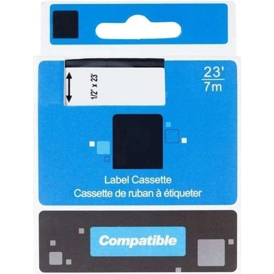 DYMO 43613, S0720780, 6 mm x 7 m, čierna tlač / biele pozadie - kompatibilní