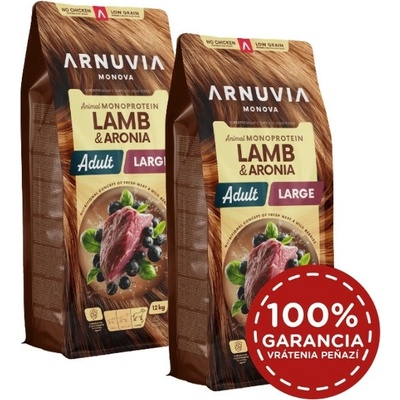 Arnuvia Monova Adult Large Lamb & Aronia 2 x 12 kg