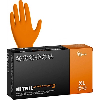 Espeon NITRIL EXTRA STRONG3 100 ks oranžové – Hledejceny.cz