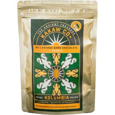 Kakaw Co+ tmavá pomarančová 80% 100 g