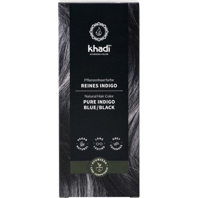 Khadi rastlinná farba na vlasy Čisté Indigo 100 g