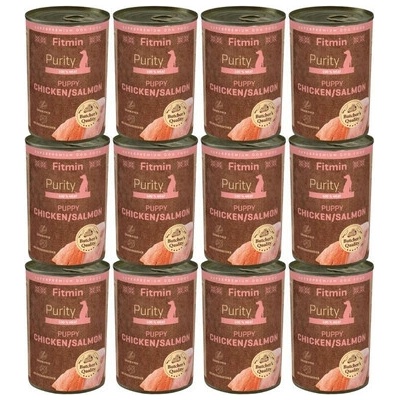 Fitmin Purity Puppy Chicken with Salmon 12 x 400 g