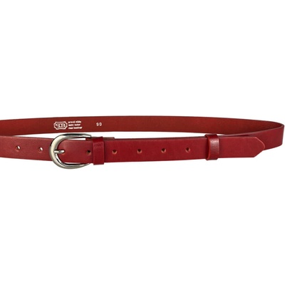 Penny Belts Dámský kožený opasek 20 červený