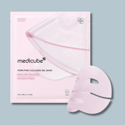 Medicube PDRN Pink Collagen Gel Mask Hydrogelová kolagenová maska s PDRN a peptidy 28 g 1 ks
