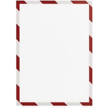 Magnetoplan Magnetický rámček A4 bezpečnostný červeno-biely 5 ks