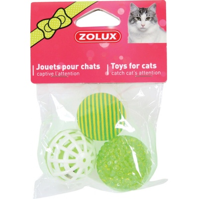 Zolux Sada loptičiek 3 ks 4 cm