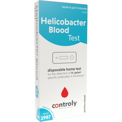 Controly Helicobacteria z krvi na samotestovanie 1 ks
