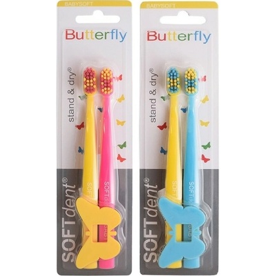 SOFTdent Butterfly Babysoft 2 ks