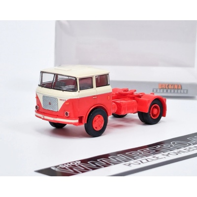 Brekina LIAZ 706 SZM 1970 Světle Béžová/Červená 1:87