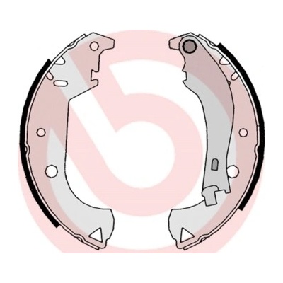 BREMBO Sada brzdových čeľustí S23524
