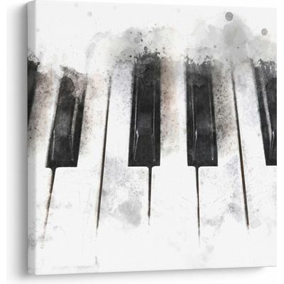 Obraz - Piano, aquarel, jednodílný 70x70 cm