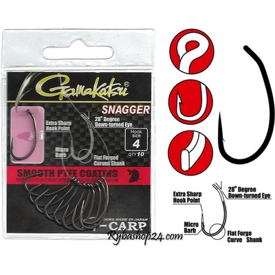 Gamakatsu G-Carp Snagger vel.12