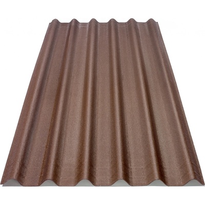 Onduline Easyfix Vlnitá asfaltová deska 200 x 81 cm hnědá 1,62 m2